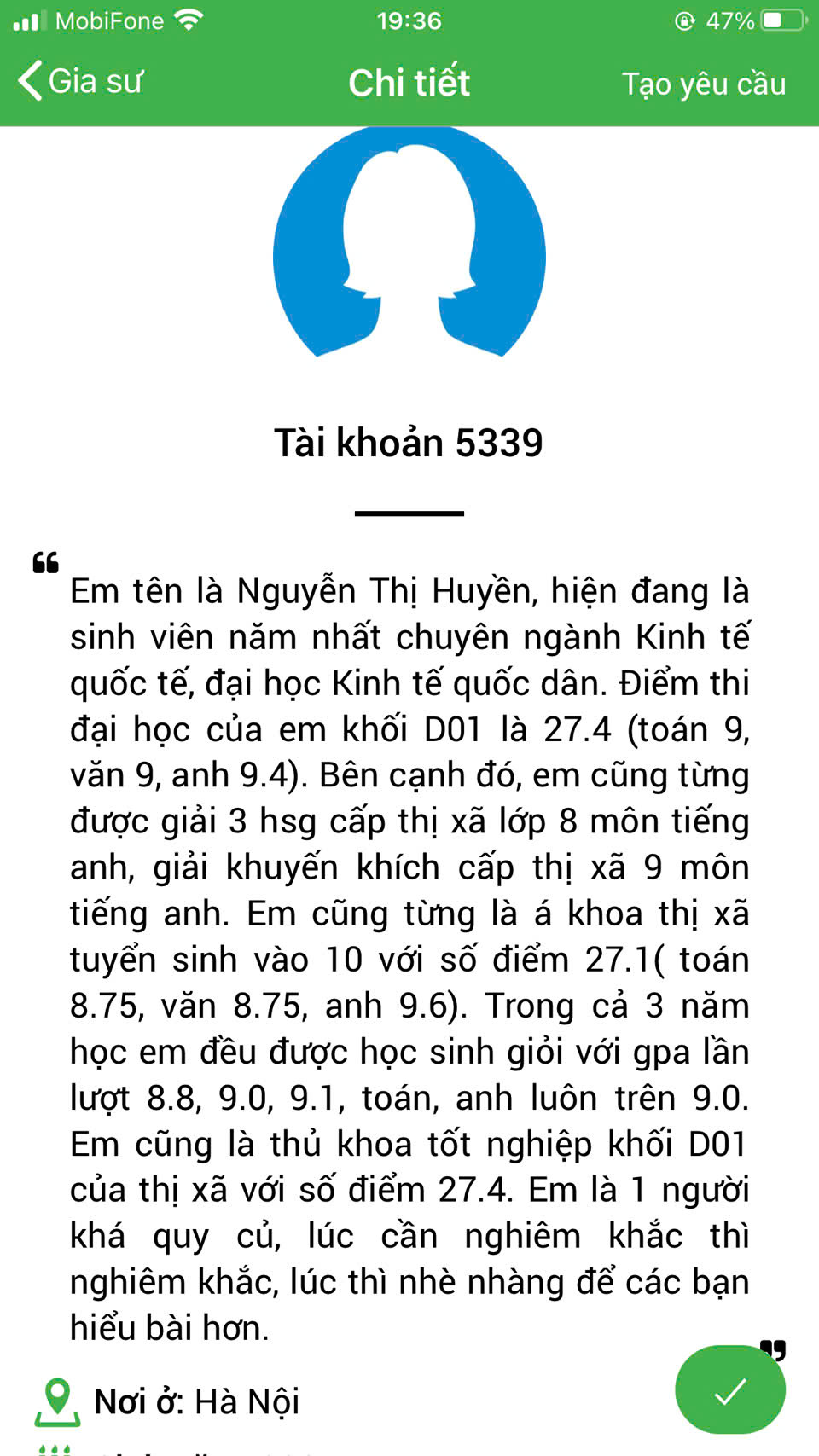 dạy kèm tại hà nội